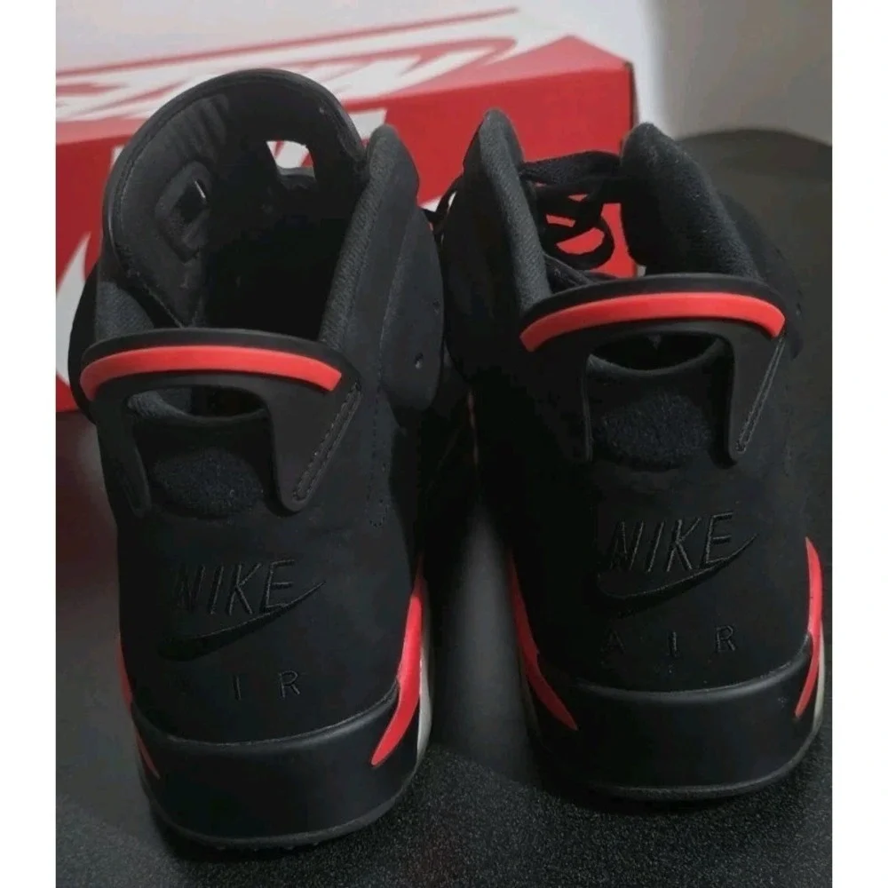 Nike Air Jordan Retro 6 Black Infrared Salesman 2019 Sz 12 Basketball‎ Shoes EUC